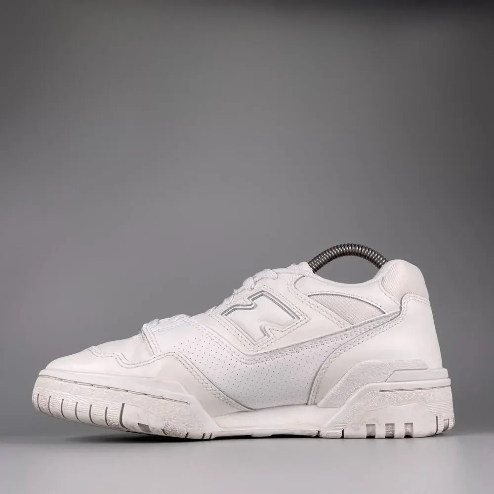 New Balance 550 Women's Size 8 Triple White Casual Sneakers Athletic Shoes EUC